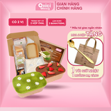  Set nguyên liệu làm Bánh tiramisu (set 2 vị) 12-14 hũ (100ml/hũ) hoặc 2 hộp giấy oval (750ml/hộp) 