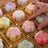  Set nguyên liệu Bánh Trung Thu Dẻo (6 bánh _ 5 màu _ 3 vị nhân) 75G/1 bánh 