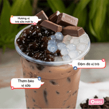  Set nguyên liệu Trà sữa Socola Bạc Hà 25-30ly (4 lít) 