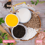  Set nguyên liệu Trà sữa Sầu Riêng thành phẩm 25-30 ly ( 3-4 lít thành phẩm ) 