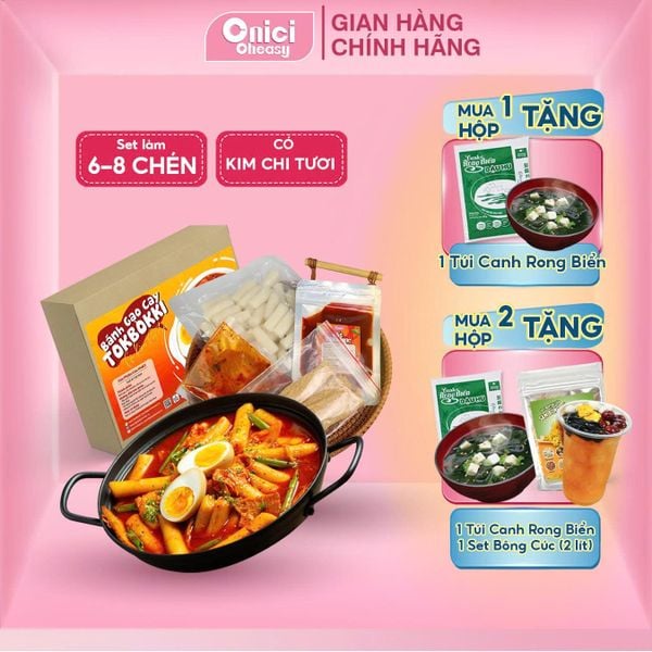 Set nguyên liệu làm Tokbokki (8 chén / 16 chén)