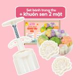  COMBO SET NGUYÊN LIỆU LÀM BÁNH TRUNG THU DẺO 3 LOẠI NHÂN + KHUÔN | BẾP CỦA MẸ ONICI 