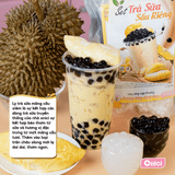  Set nguyên liệu Trà sữa Sầu Riêng thành phẩm 25-30 ly ( 3-4 lít thành phẩm ) 