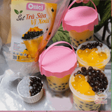  Set nguyên liệu Trà sữa Xoài thành phẩm 25-30 ly ( 3-4 lít thành phẩm ) 