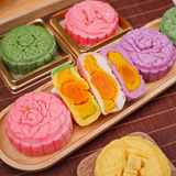  SET NGUYÊN LIỆU LÀM BÁNH TRUNG THU DẺO TRỨNG MUỐI (2 phân loại ) + KHUÔN bánh 100gram | BẾP CỦA MẸ ONICI 