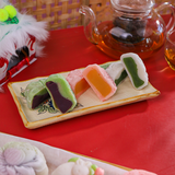  Set nguyên liệu Bánh Trung Thu Dẻo (6 bánh _ 5 màu _ 3 vị nhân) 75G/1 bánh 