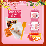  Combo bánh bông tuyết hoàng kim thượng hạng 40 viên và dụng cụ làm kẹo 