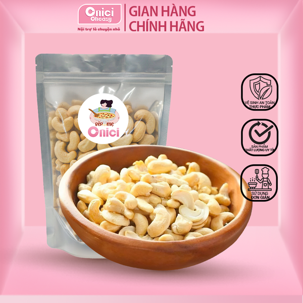 Hạt Điều Rang Muối Chẻ Đôi 500Gr