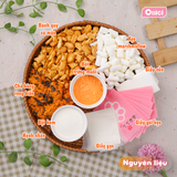  Combo Kẹo Nougat + Bánh Bông Tuyết Hoàng Kim (thượng hạng) 