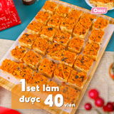  Combo Kẹo Nougat + Bánh Bông Tuyết Hoàng Kim (thượng hạng) 