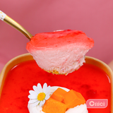  Set nguyên liệu Bánh mousse kèm HỘP GIẤY thượng hạng 2 vị chanh dây và dâu thành phẩm 750ml/bánh 