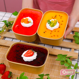  Set nguyên liệu Bánh mousse kèm HỘP GIẤY thượng hạng 2 vị chanh dây và dâu thành phẩm 750ml/bánh 