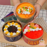  Set nguyên liệu Bánh mousse HỘP THIẾC 3 vị dâu, việt quất, chanh dây tự chọn thành phẩm 750ml/bánh 