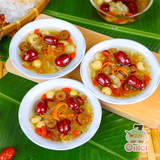  Set nguyên liệu nấu Chè dưỡng nhan 15 vị (700gram) 30 - 35 chén thành phẩm 