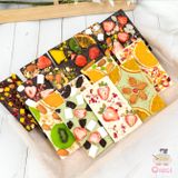  Combo socola chocolate bark và chocolate bomb 12 thanh và 12 bomb 