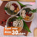  Set nguyên liệu nấu Sâm bổ lượng 30 Chén 