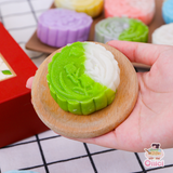  COMBO SET NGUYÊN LIỆU LÀM BÁNH TRUNG THU DẺO 3 LOẠI NHÂN + KHUÔN | BẾP CỦA MẸ ONICI 