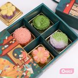  Bộ Hộp Đựng Bánh Trung Thu 6 Bánh (75G/1 bánh) 