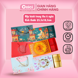  Bộ Hộp Đựng Bánh Trung Thu 6 Bánh (75G/1 bánh) 