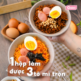  Set Mì trộn Quắn Quéo 2 vị carbonara và tương đen (3 tô mì siêu ngon) 