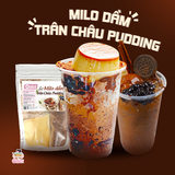  Set nguyên liệu Milo Dầm trân châu pudiing Thành phẩm 10-12 ly milo dầm FULL TOPPING 