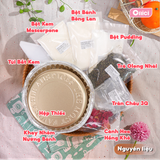  Set nguyên liệu làm bánh Bánh Ô Long Nhài (Hộp Thiếc 700ml) 