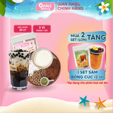 Set nguyên liệu làm Sữa Tươi Trân Châu Đường Đen mix 3 vị [20 ly] 