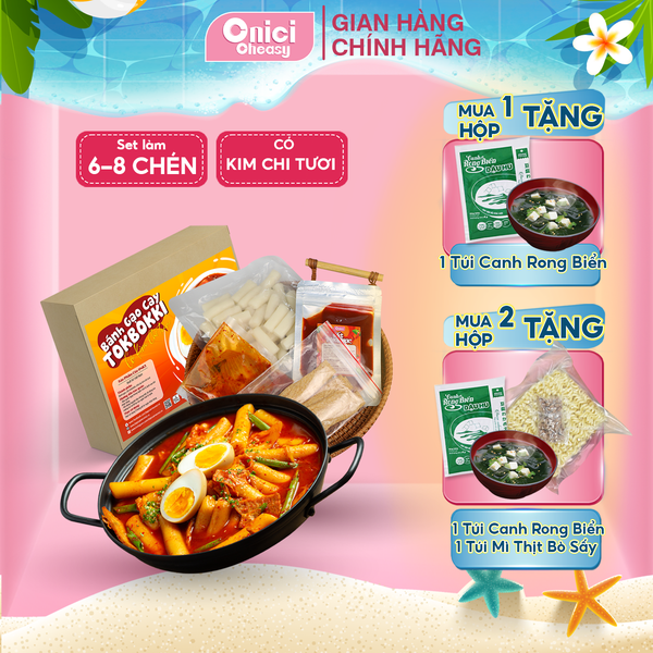 Set nguyên liệu làm Tokbokki (8 chén / 16 chén)
