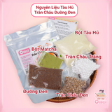  Set nguyên liệu Tàu hũ trân châu đường đen (10 - 12 chén thành phẩm) 