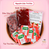  Set nguyên liệu Trà dâu nấu 20-25 ly 