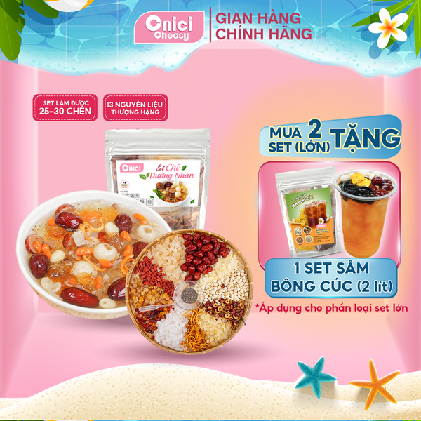 Set nguyên liệu nấu Chè dưỡng nhan (500gram) 25-30 chén