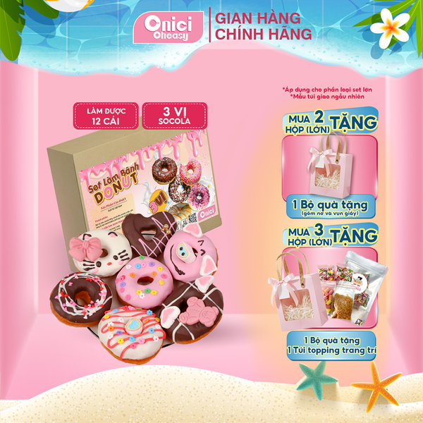 Set làm Bánh donut (10-12 bánh)