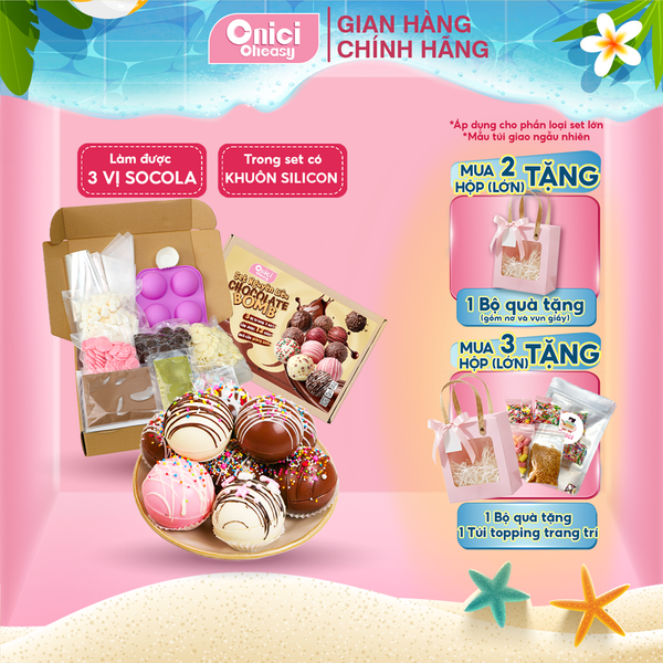 SET LÀM CHOCOLATE BOMB