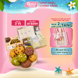  Chocochip Mochi 3 vị  Thành Phẩm 30 cái 