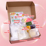 COMBO SET NGUYÊN LIỆU LÀM BÁNH TRUNG THU DẺO 3 LOẠI NHÂN + KHUÔN | BẾP CỦA MẸ ONICI 