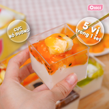  Combo Panna cotta +50 hũ đựng 60ml+ 5 chai sốt (70ml) 
