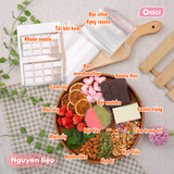  Set nguyên liệu làm Socola bark 120 VIÊN (Có Sẵn Khuôn) 