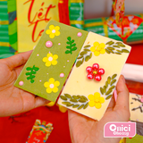  Set nguyên liệu Chocolate Bark, socola thanh thành phẩm 6 THANH 3 VỊ 