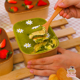  Set nguyên liệu làm Bánh tiramisu (set 2 vị) 12-14 hũ (100ml/hũ) hoặc 2 hộp giấy oval (750ml/hộp) 