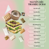  SET NGUYÊN LIỆU LÀM BÁNH TIRAMISU DUBAI HỘP THIẾC CAO CẤP | BẾP CỦA MẸ ONICI 