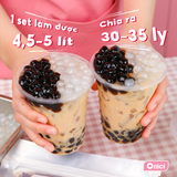  Set nguyên liệu Trà Sữa Phúc Long thành phẩm 30-35 ly ( 4-5 lít thành phẩm ) 