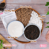  Combo Trà sữa Phúc Long kèm 100Gram pudding Trứng 