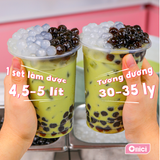  Set nguyên liệu Trà sữa Thái Xanh thành phẩm 30-35 ly ( 4-5 lít thành phẩm ) 