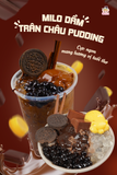  Set nguyên liệu Milo Dầm trân châu pudiing Thành phẩm 10-12 ly milo dầm FULL TOPPING 