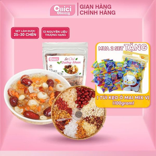 Set nguyên liệu nấu Chè dưỡng nhan (500gram) 25-30 chén