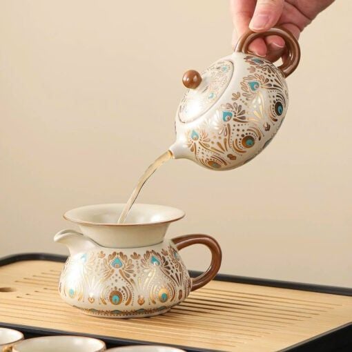 Bộ Ấm Trà Khổng Tước 2026 Sang Trọng, Tinh Tế