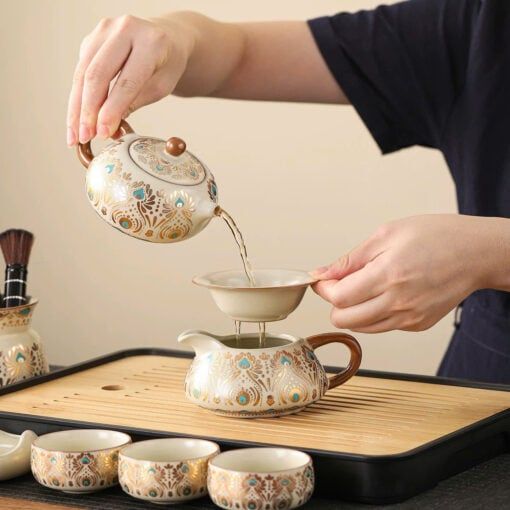 Bộ Ấm Trà Khổng Tước 2026 Sang Trọng, Tinh Tế