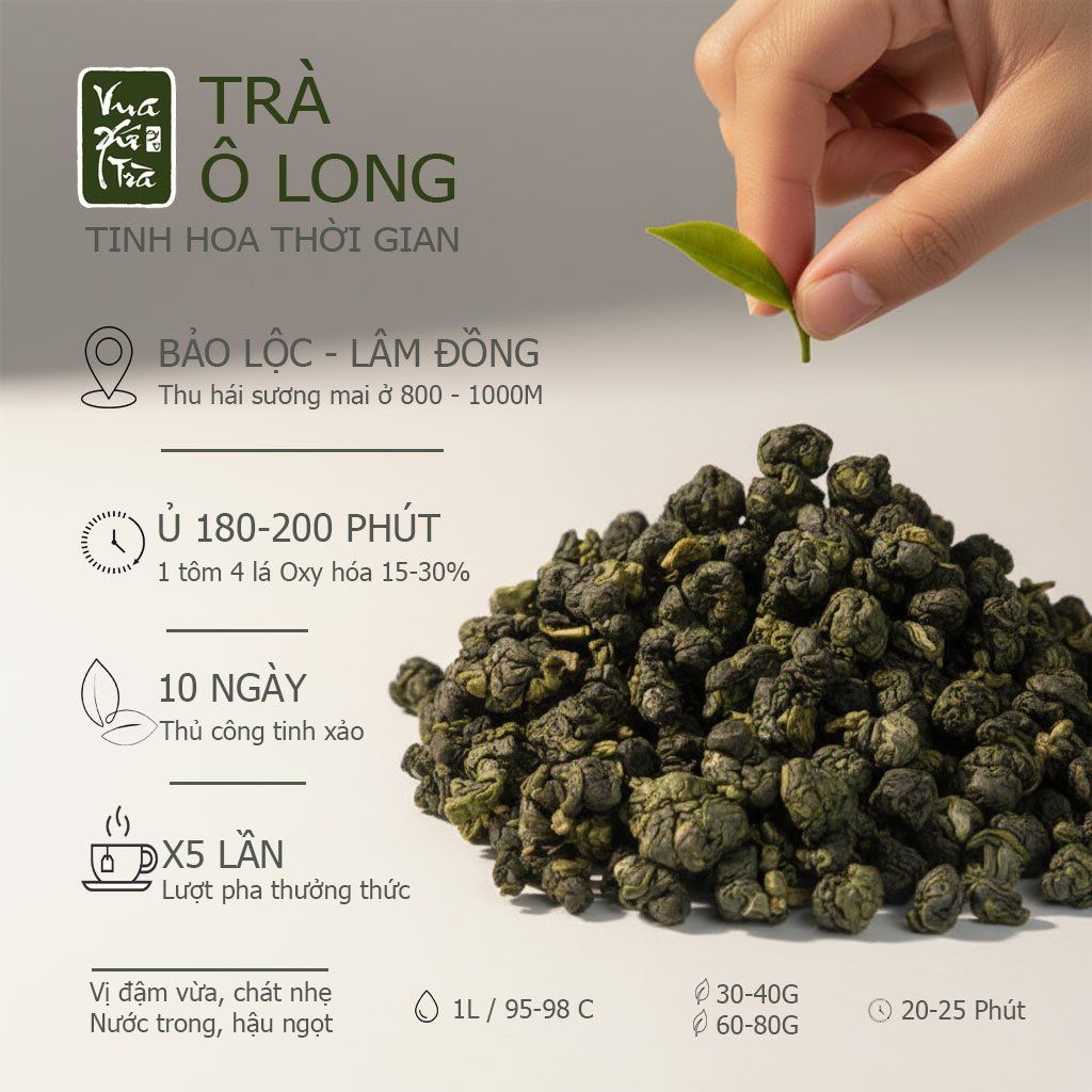 Ô Long Kim Tuyên | Hộp Mỹ Thuật Cao Cấp