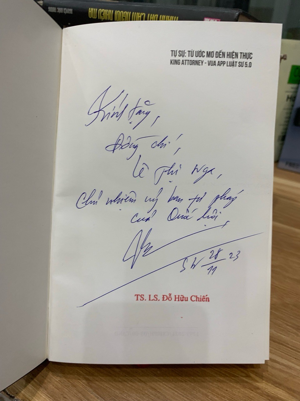 Tự sự : Từ ước mơ đến hiện thực -LS.Đỗ Hữu Chiến