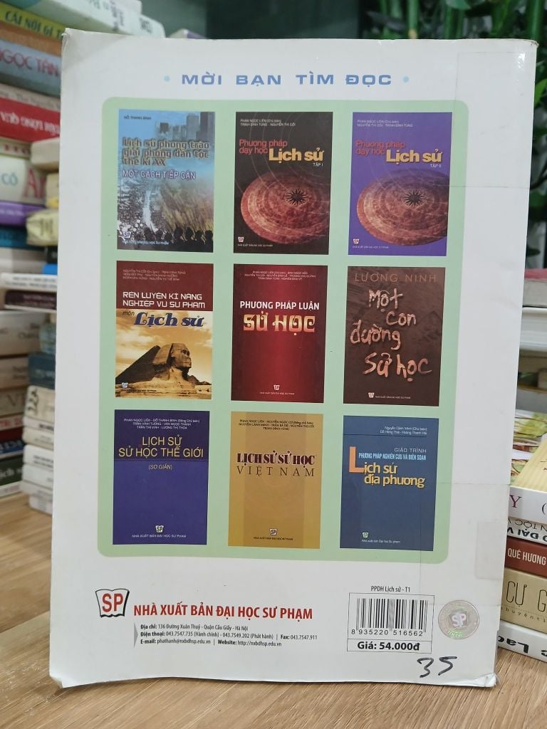 Phương pháp dạy học lịch sử tập 1  – Phan Ngọc Liên (chủ biên) - Ảnh chụp thực tế